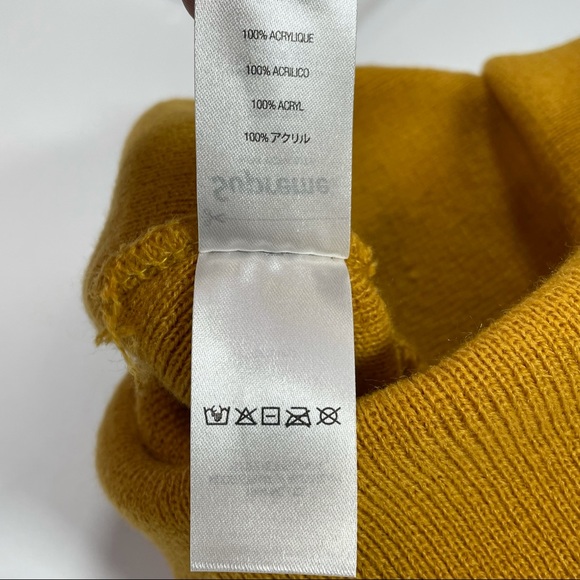 Supreme Mustard Color Demon Beanie Snow Cap Hat - Picture 4 of 6